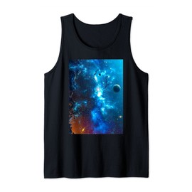 Galaxy Universe space nebula orbit star ship cosmonaut Tank Top