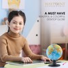 Waypoint Geographic GeoClassic Globe, 6” Ready-to-Assemble Blue Ocean World Globe,