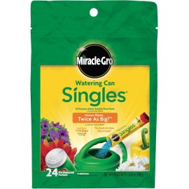 Miracle-Gro Watering Can Singles All Purpose Water Soluble Plant Food, For Flowe