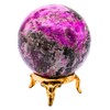 Cobalt Calcite Crystal Ball with Stand - 2" Inches Crystal