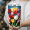 20oz Double Silver Side Tumbler, Hammered Finish Stainless Steelcapacity: 20