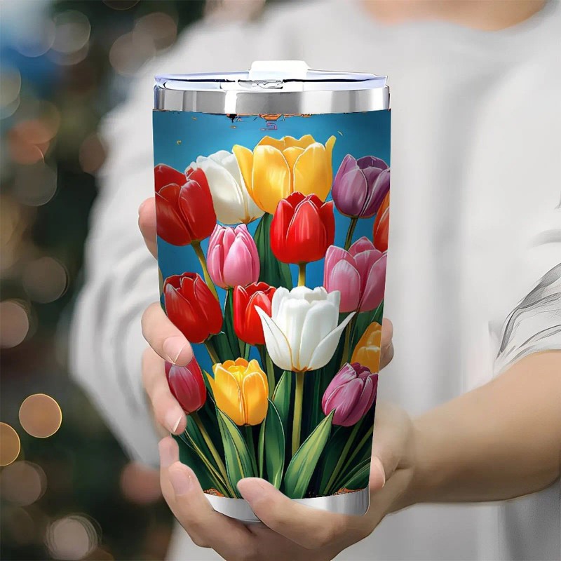 20oz Double Silver Side Tumbler, Hammered Finish Stainless Steelcapacity: 20