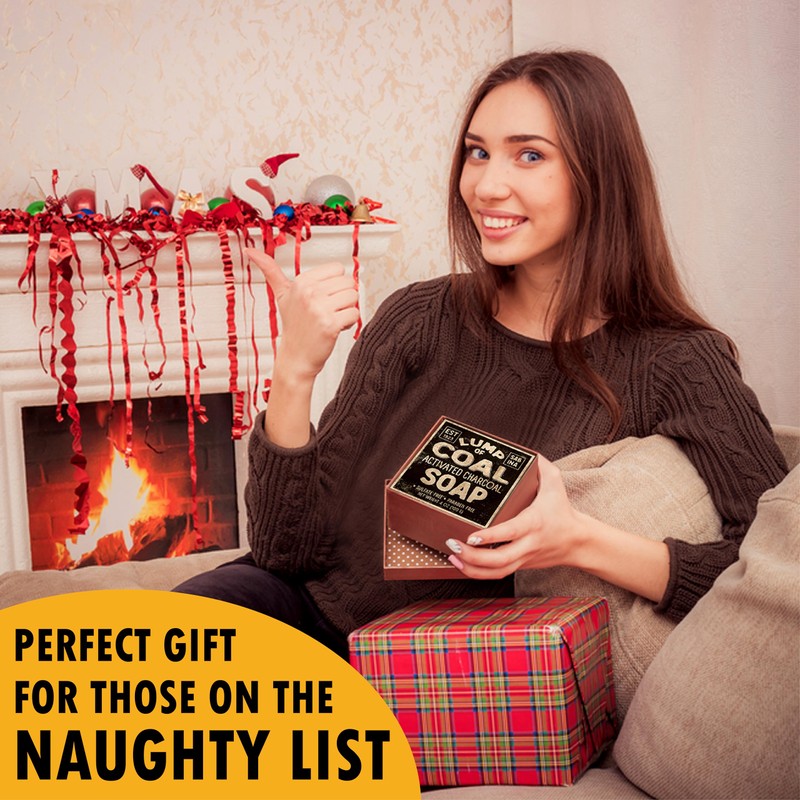 Pelto Lump Of Coal Activated Charcoal Soap - 2025 Stocking