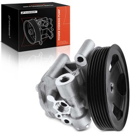 A-Premium Power Steering Pump, with Pulley, Compatible with Mercury Milan 2006-2009, Ford Fusion 2006-2009, Lincoln Zephyr 2006-2006, V6 3.0L, Replace # 6E5Z3A696AA