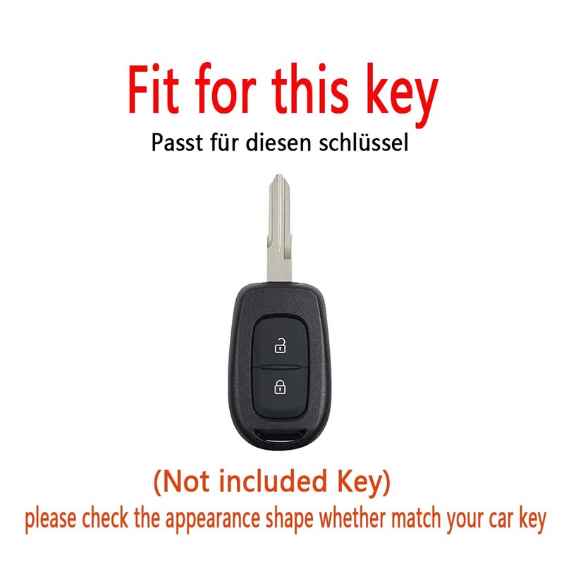 HIBEYO Intelligent Car Key Case Fits Renault Key Case Protective