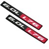 Pair Set G8 6.0L L76 V8 Engine Fender Emblems Badges