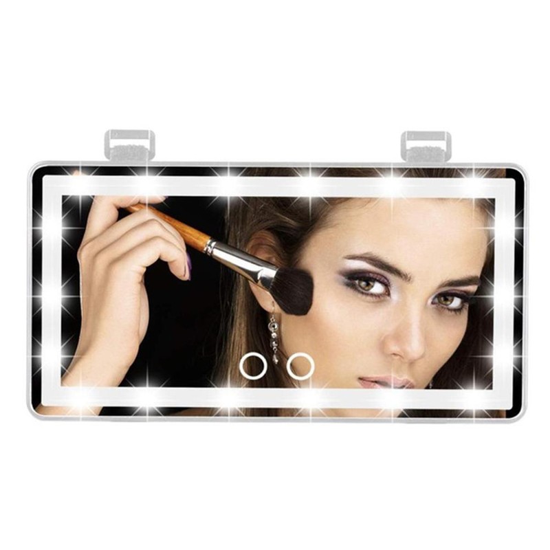 Car Sun Visor Mirror with 60 LED Lights 3 Lighting