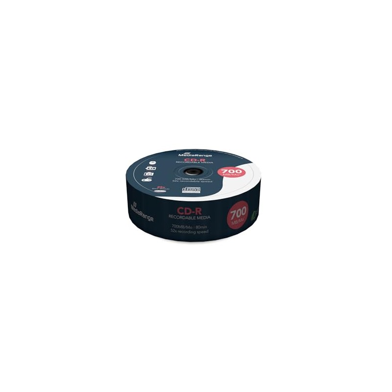 Mediarange - Cd-R 25-Pack Spindel 700mb/80 Min (1 Accessories)