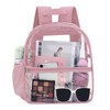 YXQSED Clear Backpack Stadium Approved - Clear Mini Backpack 12x12x6