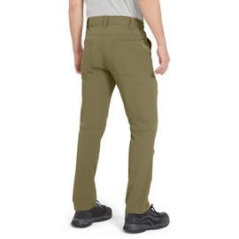 wantdo Grey Tactical Cargo Pants for Mens, Lightweight Quick Dry Waterproof Breathable Hiking Pants for Outdoor Hunting Mud 36x32