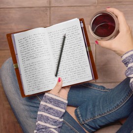 Christian Gifts for Women, Leather Notebook Catholic Gifts for Women, Christian Leather Journal Religious Gifts Inspirational Gifts for Women Men Friends, Christian Gift sets for Women Man Teacher