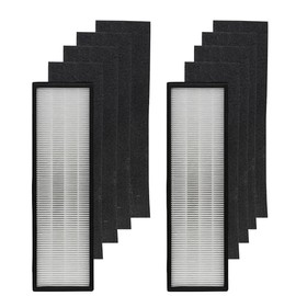Filter-Monster – Replacement Filter with 4 Carbon Pre-Filters Set, 2 Filters and 8 Carbon Filter Pack - Compatible with GermGuardian Air Purifier FLT4825 Filter Size B