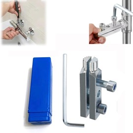 Stripped Screw Extractor Set, Faucet Installation and Removal Tool Screw Extractor Set, Multifunctional Handle Damaged Screw Remover, Easy out Broken Pipe Extractor Tool, Broken Faucet Removal Tool