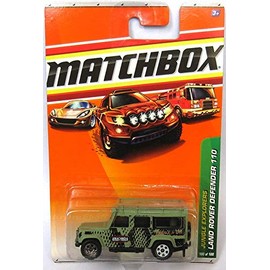 Matchbox '97 Land Rover Defender 110 Metallic Green #55 1/64 Scale Collector