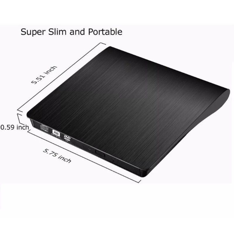 EGTMA Lector Externo De Discos Para Laptop O Pc Usb