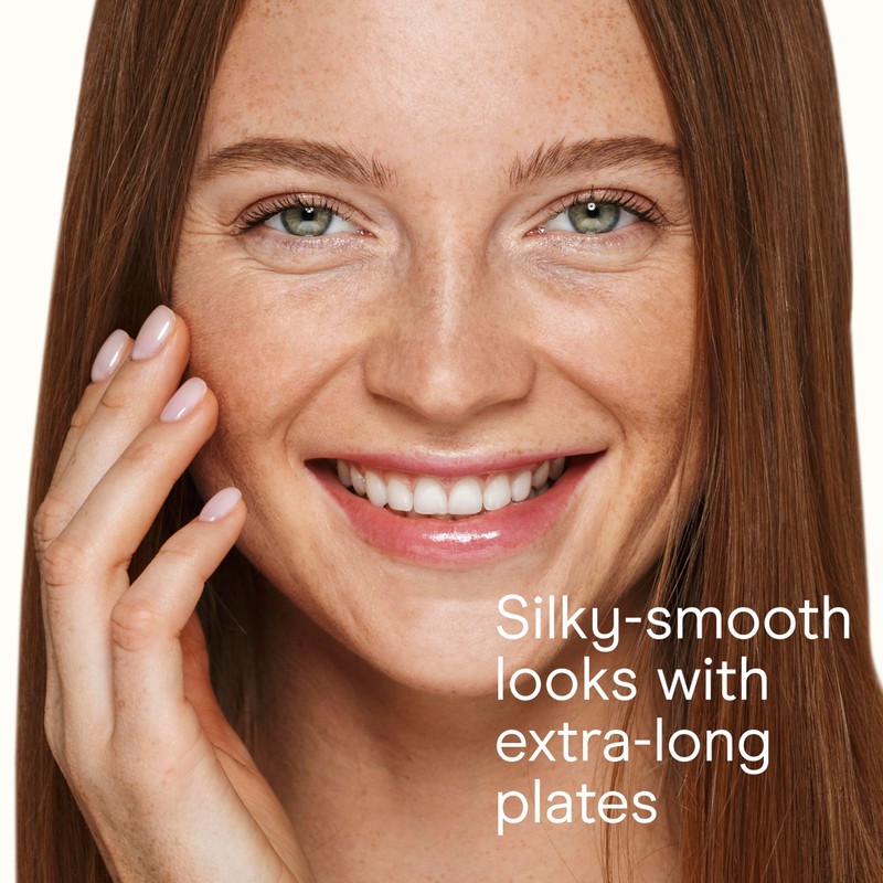 Conair Double Ceramic Flat Iron, 1-Inch Flat Iron Hair Straightener,