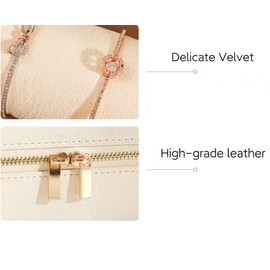 Bracelet Jewelry Box with 1 Removable Roll - Holder stores Bracelets Bangles Watches Display on Stand or Dresser