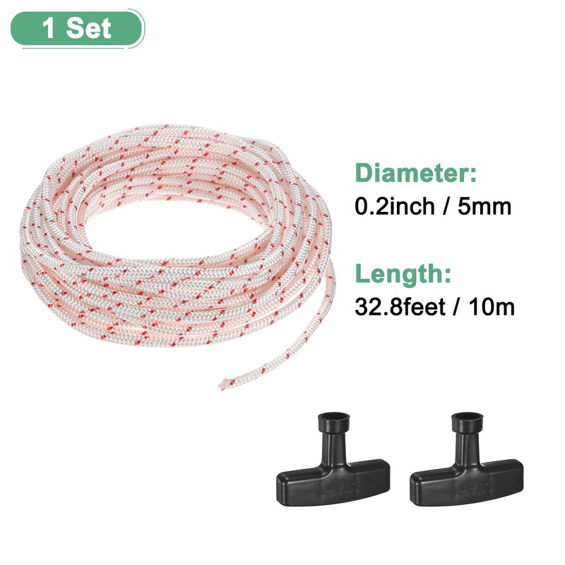 M METERXITY Recoil Starter Rope Pull Cord 5mm 10m Pull