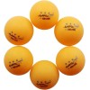 MAPOL 50- Pack Orange 3-Star Premium Ping Pong Balls Advanced