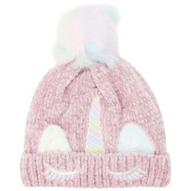 NAME IT Baby Girls' Nmfmetea Knit Beanie Hat, Keepsake Lilac