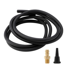 Roastove Natural Gas or LP Gas Manifold Pressure Test Kit Accessories, 2X 40 inch Rubber Hose, 1/8" NPT Male Brass Fitting for Replacement