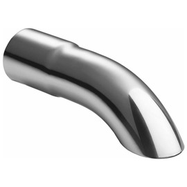 Ulter Sport Exhaust finisher - Round 50mm Curve - Installation ->50mm - Inox