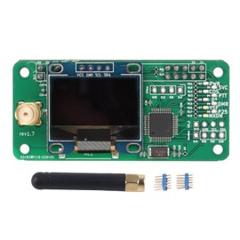 UHF VHF UV MMDVM Hotspot Module Kit SMA Interface LED Display Hotspot Board with Antenna for RPI, Default