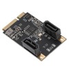 Mini PCi E to 2 Port SATA Expansion Card 6Gbps