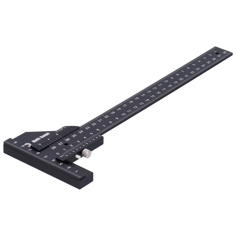Woodworking Scribing Ruler Marking Measuring Gauge Tshaped Multifunctional Carpentry Tool