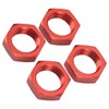 4 Pcs 24mm Wheel Hex Hub Nut Aluminum Alloy High