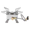 Foldable Camping Stove Light Weight Four Legged Design Safe Portable