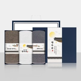 Songwol Towel Band Set D (New Color Plain 150g Hotel Towels 3 Piece Gift Set  Commemorative Towel Return Gift / 송월타올 띠지세트D(뉴컬러무지 150g 호텔수건 3매 선물세트 기념수건 답례품