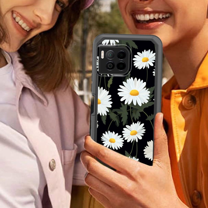 GFEWYTJYJ for Revvl 7 Pro 5G Case,Shockproof 3-Layer Full Body