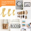 KEDEMAS 224 Pcs Picture Hooks for Frames, Picture Hanging Kit,