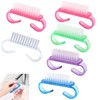 Nail Brush, 6 Pieces Nail Handle Brush for Cleaning Nails,