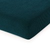 CHUN YI Stretch Sofa Seat Cushion Cover, Fitted Sofa Couch Cushion Covers Furniture Protector, Replacement for Cushion Checks Jacquard Sofa Seat Furniture Cover(2 Seater,Blue)