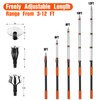 LAANPOLE 20FT Reach Light Bulb Changer for High Ceilings, Light