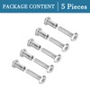 QUARKZMAN Set of 5 Screw Posts M6 x 20 mm