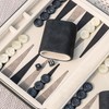 Backgammon Sets for Adults, Classic Board Game with Foldable Leather