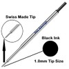 5 Pen Savings Ballpoint Pen Refills Compatible with Papermate Lubriglide,