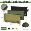 3 Pack Premium Tool Pouches Zipper Bag, 12 in Small