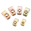 60Pcs U Nut Clip Kit Strong Rust Resistance High Elasticity
