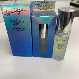 Diamond Sparkling White Diamond 2pcs travel pack ladies gift set