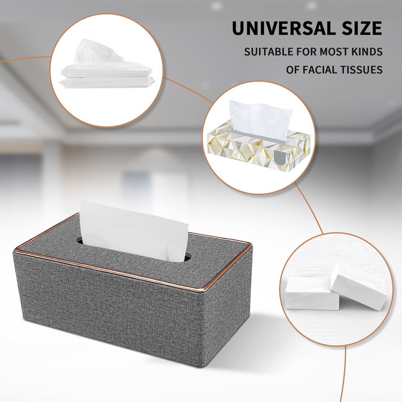 LADSTAG Tissue Box Tissue Dispenser Cosmetic Tissues Box Made of