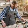 Woodworking Apron for Men, Shop Apron 20 oz Canvas Work