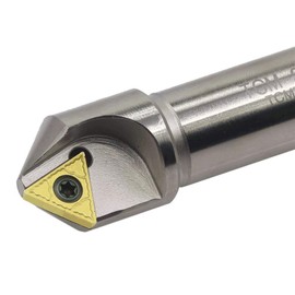 Xianglaa-Router bit, 45 Degree CNC Lathe Tungsten Steel Milling Cutter 12 16 20 MM TCMT Carbide Inserts Holder End Mill Chamfering Tools, (Cutting Edge Diameter : TCM C20 40 110 2T)