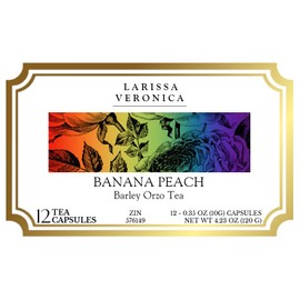 Banana Peach Barley Orzo Tea (Single Serve K-Cup Pods) (12 pods, ZIN: 576149)