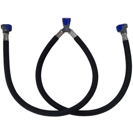 Quick Connect Faucet Water Supply Lines, 20 Inch, Widespread Bathroom Faucet Replacement Fast Lock Pipe Hoses, Y-Shape, 1 Piece