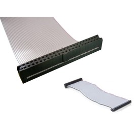 KALEA-INFORMATIQUE 44-pin IDE ribbon cable for IDE 2.5 female/female connections, 20cm long.