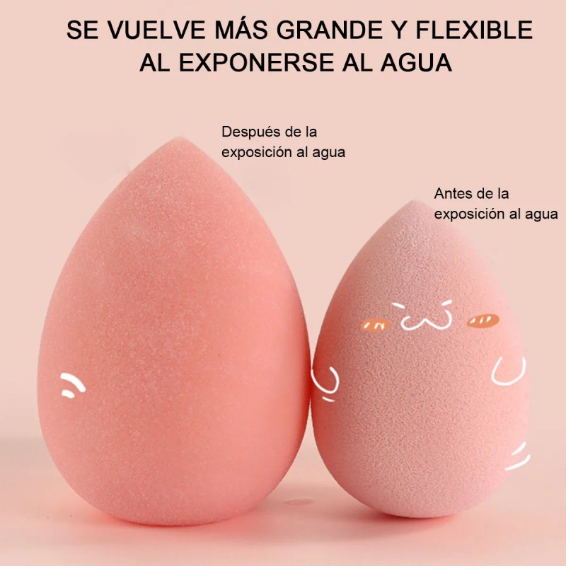 Wegalife® Kit De Esponja Para Maquillaje Con Brochas Kabuki Para